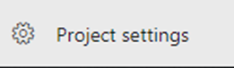 projectsettings